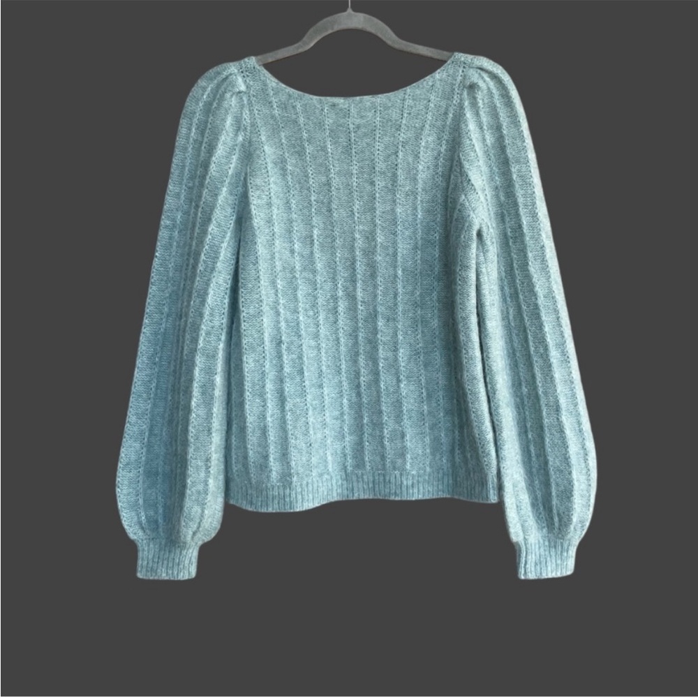 Women's Soft Knit Sweater - Light Blue